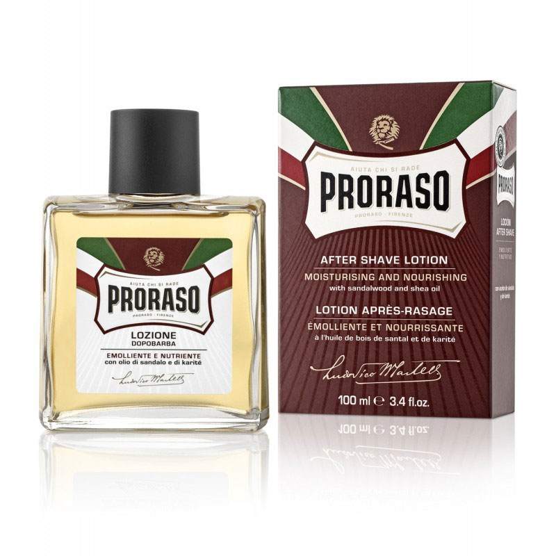 Proraso After Shave Lotion Sandalwood & Shea Oil Box Set