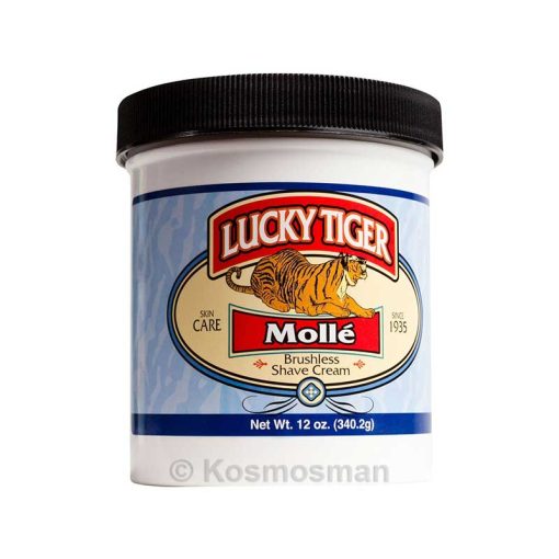 Lucky Tiger Molle Shaving Cream in Bowl 340g.