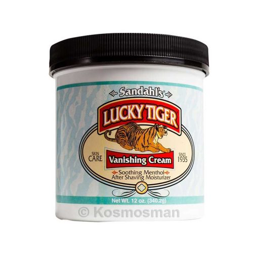 Lucky Tiger Vanishing After Shave Cream in Bowl 340g.