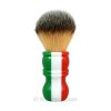 RazoRock Plissoft Italian Barber Three Color Synthetic Shaving Brush.