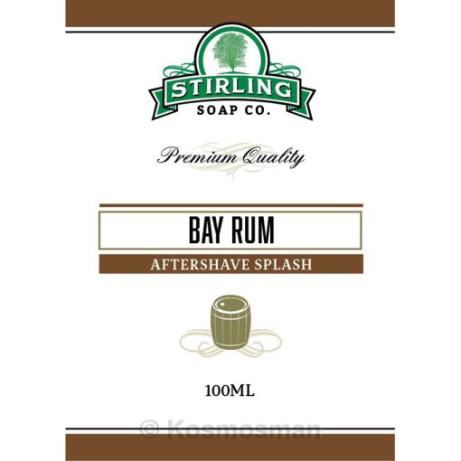 Stirling Soap Co. Bay Rum Μετά το Ξύρισμα Λοσιόν 100ml.
