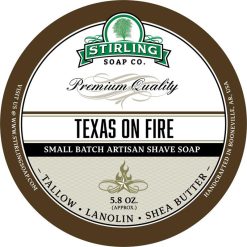 Stirling Soap Co. Texas on Fire Σαπούνι Ξυρίσματος σε Μπολ 170ml.