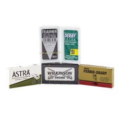 Double Edge Razor Blades Set 5 Pack with 5 Blades per Pack.