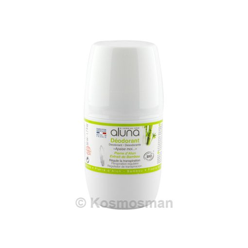 Osma Aluna Natural Roll On Deodorant with Alum and Bamboo Crystals 50ml.