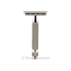 RazoRock Lupo SS 72 UFO Stainless Steel Safety Razor Closed Comb.