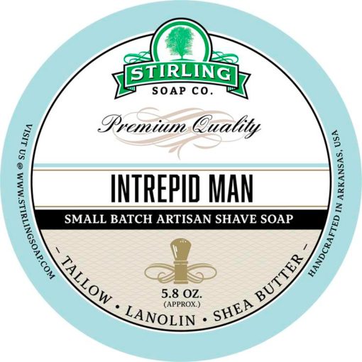 Stirling Soap Co. Intrepid Man Σαπούνι Ξυρίσματος σε Μπολ 170ml.