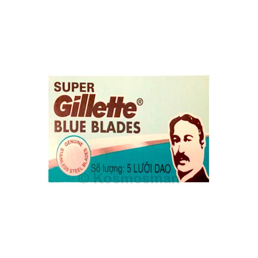 Gillette Super Blue Double Edge Blade 5pcs.