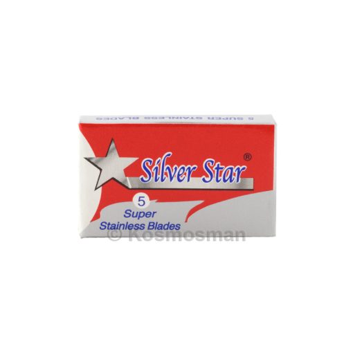 Silver Star Super Stainless Steel Ξυραφάκια σε Πακέτο 5τμχ.