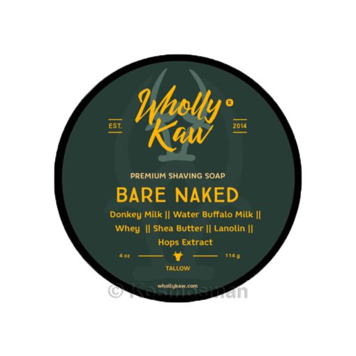 Wholly Kaw Bare Naked Unscented Σαπούνι Ξυρίσματος Tallow 114g.