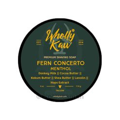 Wholly Kaw Fern Concerto Shaving Soap Tallow 114g.