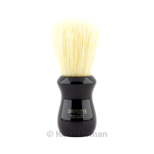 ZENITH 502NK SE Pure Bristle Shaving Brush Black Handle.
