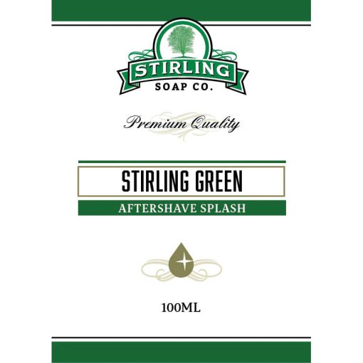 Stirling Soap Co. Stirling Green Μετά το Ξύρισμα Λοσιόν 100ml.
