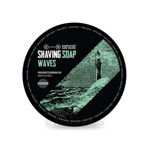 Barrister and Mann Waves Shaving Soap 118ml.