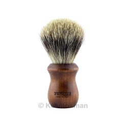 ZENITH 205NOCE BB Best Badger Shaving Brush Wood Handle.