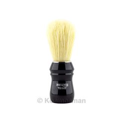 ZENITH 80N SE Pure Bristle Shaving Brush Black Handle.